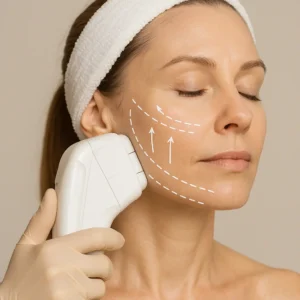 Woman having HI-FU to reduce wrinkles call LA LIPO Merton Now!