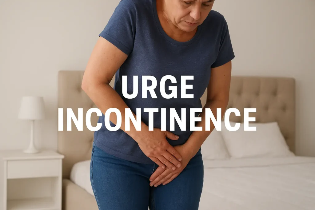 how to manage urge incontinence Merton symptoms